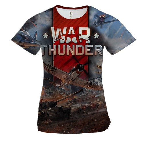 Жіноча 3D футболка War Thunder