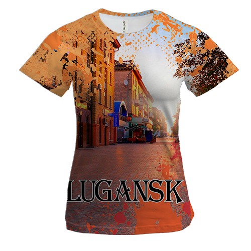 Жіноча 3D футболка Lugansk