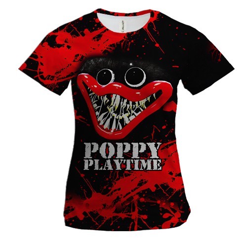 Жіноча 3D футболка ХАГІ ВАГІ ( Poppy Playtime)