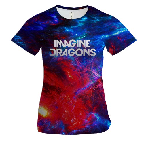 Жіноча 3D футболка Imagine Dragons