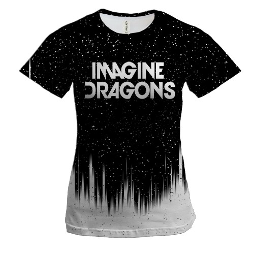 Жіноча 3D футболка Imagine Dragons (2)