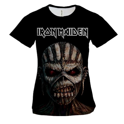 Женская 3D футболка Iron Maiden - The Book of Souls (2)