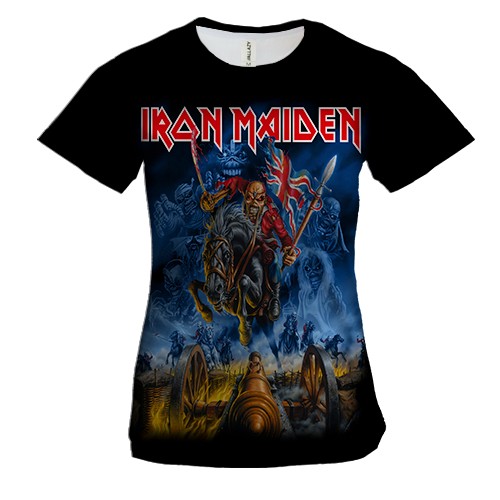 Женская 3D футболка Iron Maiden (2)