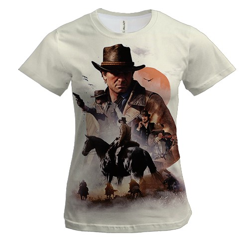 Жіноча 3D футболка Red Dead Redemption ART