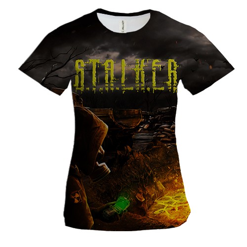 Жіноча 3D футболка Stalker (2)