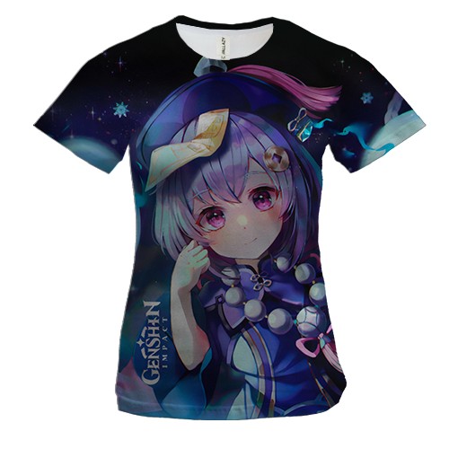 Жіноча 3D футболка Genshin Impact
