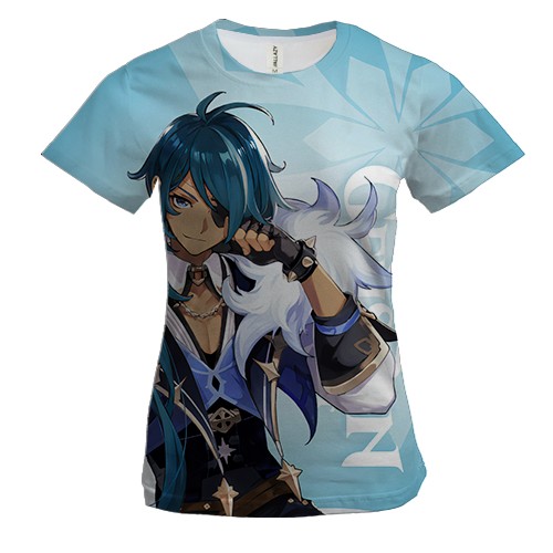 Жіноча 3D футболка GENSHIN IMPACT, КЕЙЯ