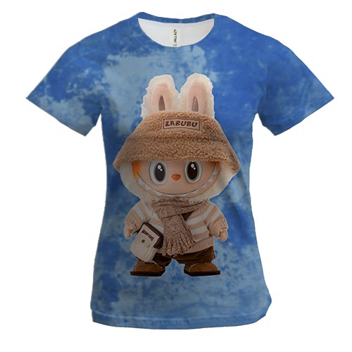 Женская 3D футболка Лабубу стиляга