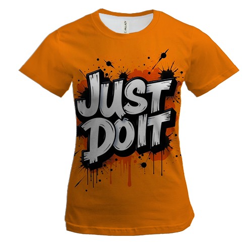 Женская 3D футболка Just Do It