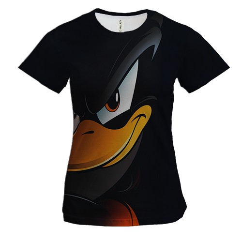 Жіноча 3D футболка з мультяшною качкою