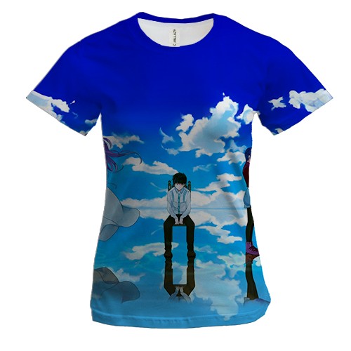 Жіноча 3D футболка Токійський гуль, персонажі