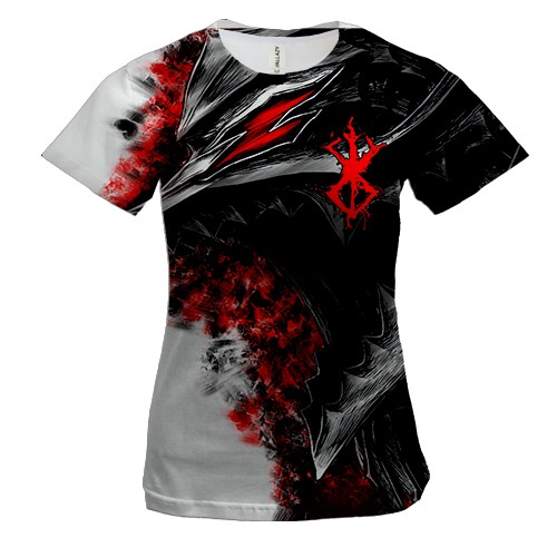 Жіноча 3D футболка Berserk - Dragon Form