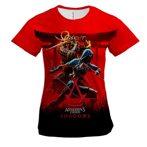 Женская 3D футболка Assassin