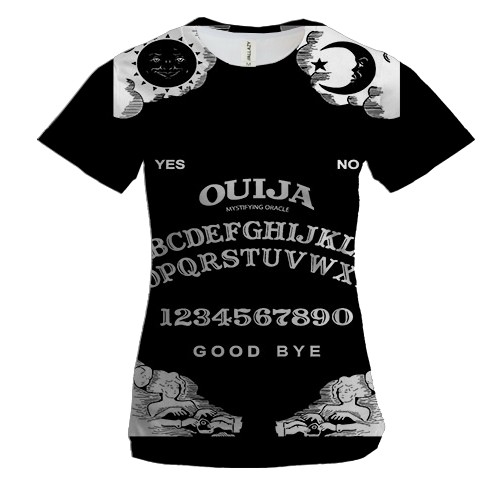 Женская 3D футболка Доска Уиджи