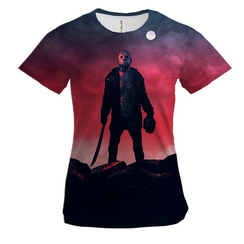 Женская 3D футболка Jason Voorhees - "Friday the 13th"