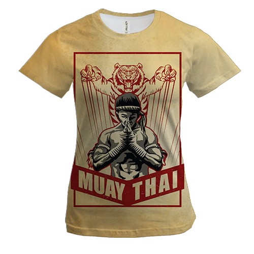 Женская 3D футболка Muay Thai (2)