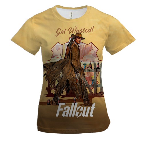 Жіноча 3D футболка Fallout Series - Ghoul