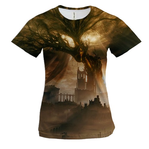 Женская 3D футболка Elden Ring - Shadow of the Erdtree