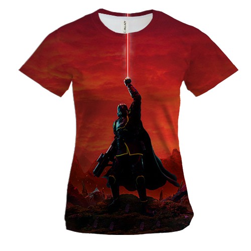 Женская 3D футболка Helldivers II - Stratagem calling