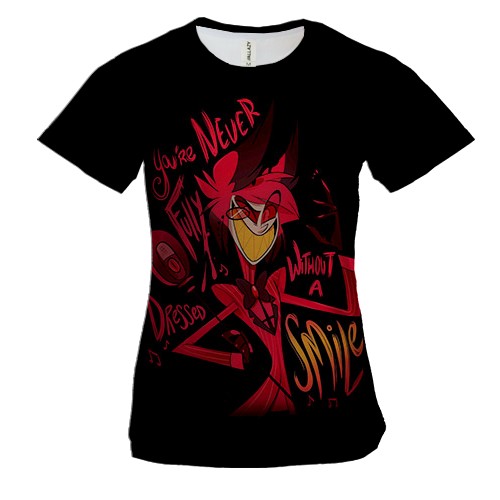 Женская 3D футболка Отель Хазбин - Аластар