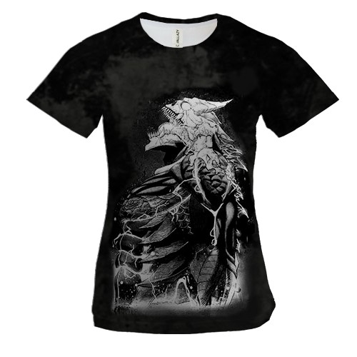 Жіноча 3D футболка Kaiju №8