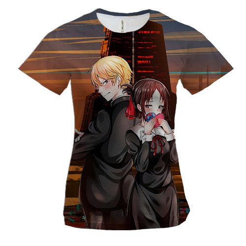 Женская 3D футболка Kaguya-sama: Love is War