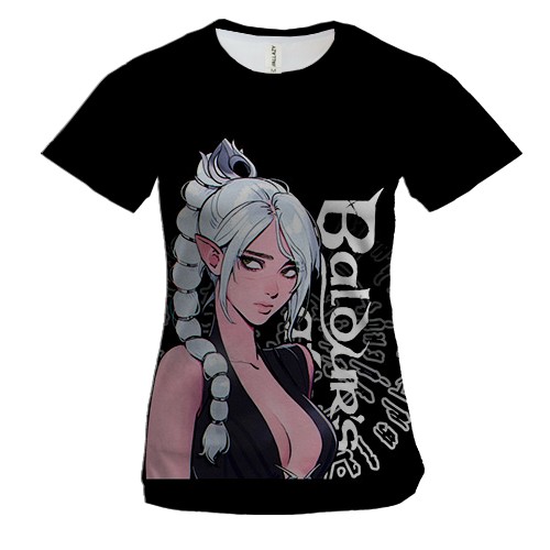 Женская 3D футболка Baldur