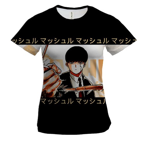 Женская 3D футболка Mash - Mashle: Magic and Muscles