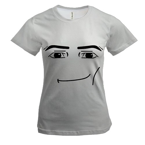 Жіноча 3D футболка Roblox - Gigachad face
