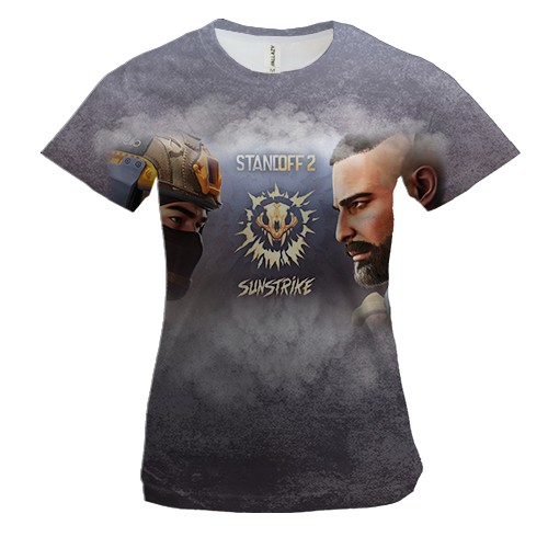 Женская 3D футболка STANDOFF 2 (Sunstrike)