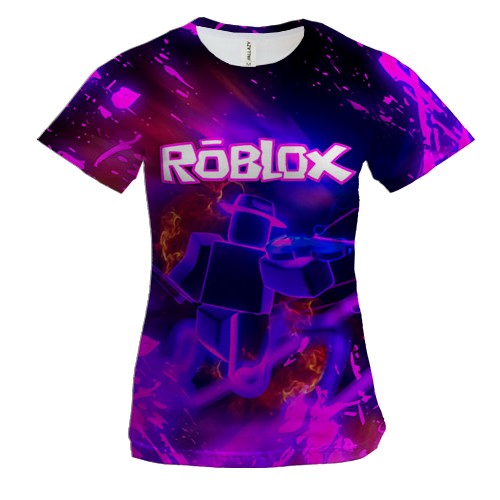 Женская 3D футболка Roblox (ультра)