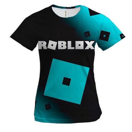 Жіноча 3D футболка Roblox лого