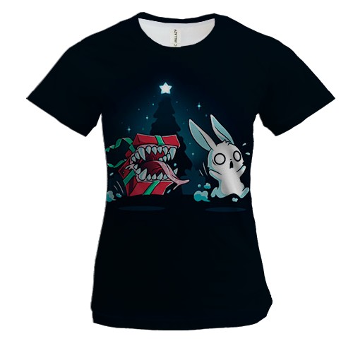 Женская 3D футболка Мимик подарок