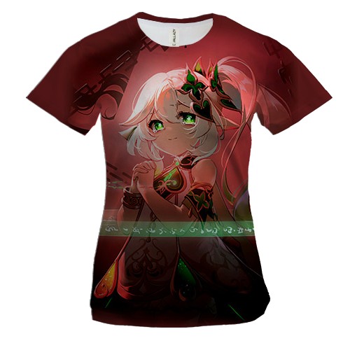 Жіноча 3D футболка Nahida - Genshin Impact