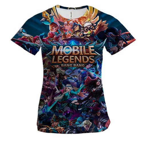 Женская 3D футболка Mobile Legends: Bang Bang