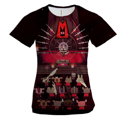 Жіноча 3D футболка Cult of the Lamb