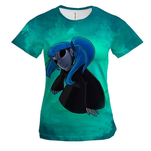 Женская 3D футболка Салли Фишер - SALLY FACE