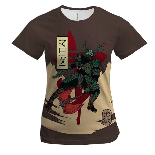 Женская 3D футболка Marauder