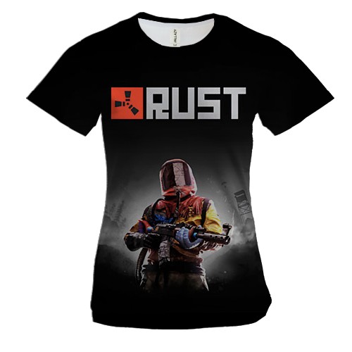 Жіноча 3D футболка RUST