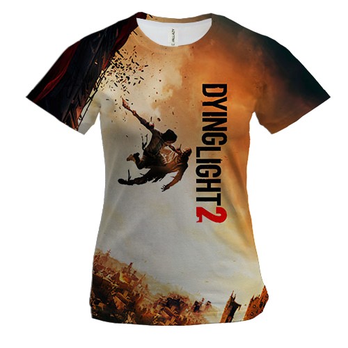 Жіноча 3D футболка Dying Light 2