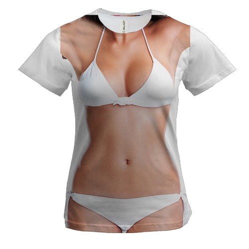 Жіноча 3D футболка Perfect body