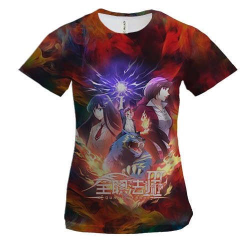 Женская 3D футболка Маг на полную ставку