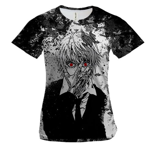 Женская 3D футболка Курапика - Hunter x Hunter