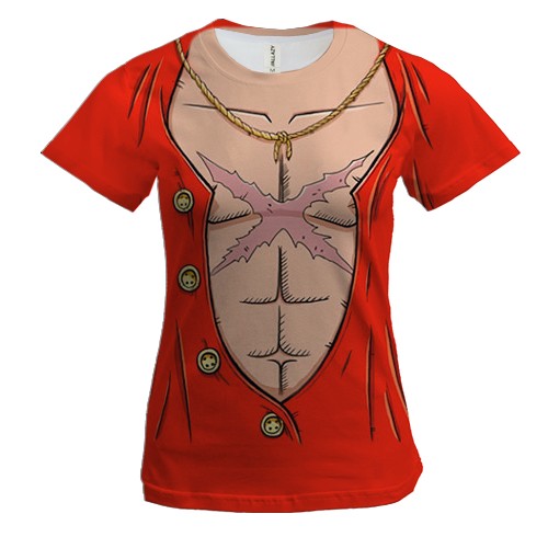 Жіноча 3D футболка Одяг Луффі - OnePiece