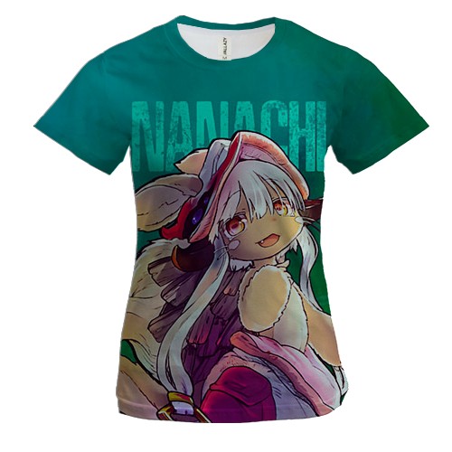 Женская 3D футболка Nanachi - Made in Abyss