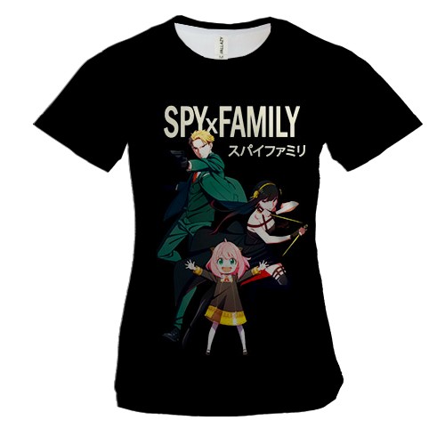 Жіноча 3D футболка Spy × Family