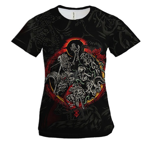 Жіноча 3D футболка персонажі з аніме Berserk