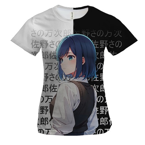 Женская 3D футболка Аканэ Курокава - Звёздное дитя