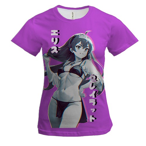 Женская 3D футболка Эрис Грейрат в купальнике - Реинкарнация безработного