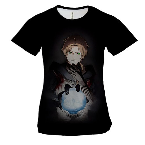 Женская 3D футболка Рудеус Грейрат, взрослый - Реинкарнация безработного